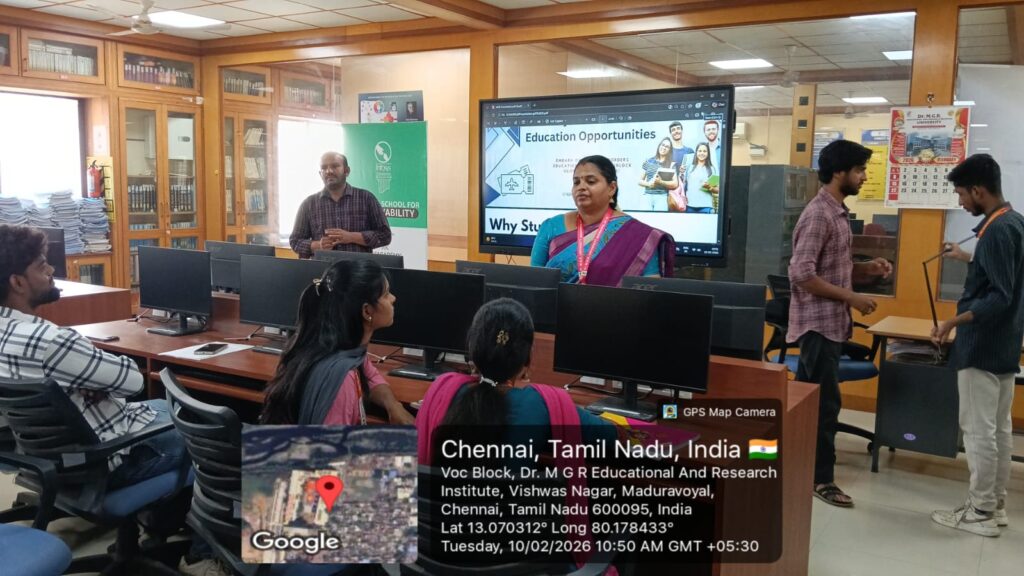 Study abroad LLP seminar at MGR University